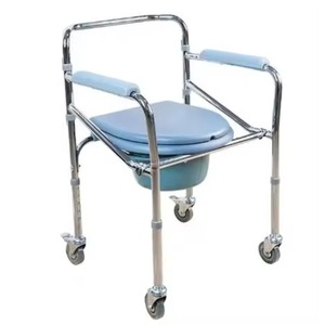 Factory Supply OEM/ODM Medical Rehabilitation Supplies Aluminum Detachable Adjustable Bathroom Shower Chair - Product Image 4