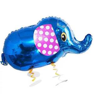 Nuevo diseño de globos para mascotas que caminan dinosaurio pájaros ovejas pollo unicornio Navidad Santa Animal globos de papel de aluminio para Halloween Pascua - Product Image 5