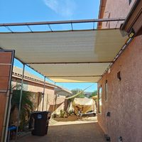 Filet pare-soleil en HDPE, pliable, de qualité supérieure, tissage fin, personnalisation disponible, protection UV pour jardin, patio, cour