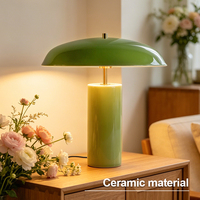 Nouvelle Lampe de Table en Céramique pour Chevet, Lecture, Bureau, Décoration Intérieure, Lampe LED Champignon pour la Nuit