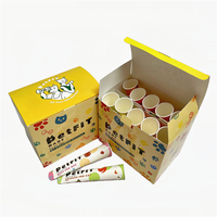Boîtes à glaces en papier jetables et recyclables de qualité alimentaire, taille personnalisée, logo imprimé, emballage pour collations et glaces congelées