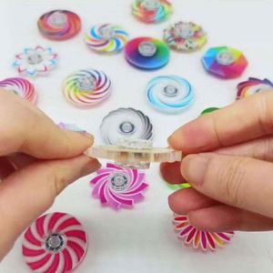 Spinner Acrílico Creativo Personalizado y Colorido, Trompo Giratorio con Luces LED Vibrantes para Aliviar el Estrés y Divertirse - Product Image 5