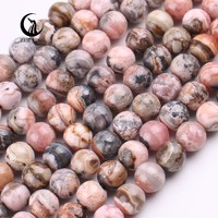 Vente en gros de perles de rhodochrosite de 6/8/10 mm, niveau 4, pierres naturelles, artisanat fait main, pierres précieuses en vrac pour la fabrication de bijoux