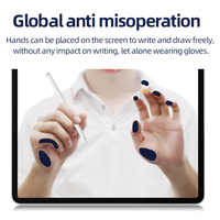 Palm Rejection Plastic Draadloze Oplaad Stylus Pen voor iPad met Kantelgevoeligheid Anti-Foutbediening Oplaadcompartiment