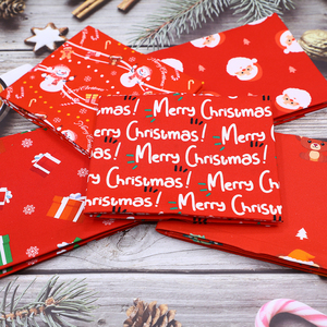 Imprimé Noël Fat Quarters 100% Coton Couette Tissu Diy Couture <span class=keywords><strong>Patchwork</strong></span> Tissu Sur Le Thème De Noël - Product Image 5