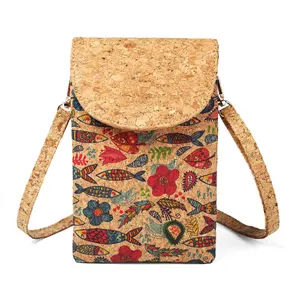 Factory OEM Daypack Cell Phone Mini Shoulder Small Crossbody Cork Bag para mujeres Messenger Bag para niñas