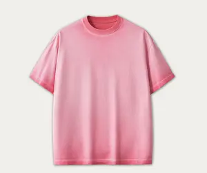 T-shirt lavé à l'acide Streetwear lavé pour hommes Hip Hop 100% coton T-shirt personnaliser en détresse surdimensionné Vintage été