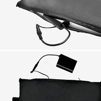 Nouveau produit basse tension graphène chauffé batterie Portable chauffé coussin de siège de chaise d'extérieur housse de coussin de siège de voiture