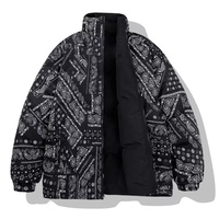 Vente en gros Veste d'hiver réversible coupe-vent personnalisée Vestes d'extérieur coupe-vent pour hommes