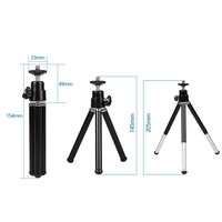 Evrensel Mini masa Tripod telefon Smartphone için Mini Tripod IPhone GoPro cep kamera standı cep telefonu tutucu klip