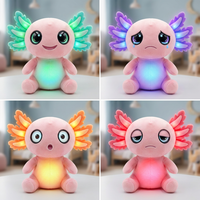 Peluche Interactivo de Axolotl Rosa con ChatGPT, Ojos Brillantes que Reaccionan al Estado de Ánimo, Búsqueda de Datos en la Nube, Etiqueta Privada, Personalización Aceptable