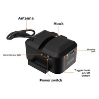 Compatible avec DJI Mini 4 Pro/4K Air 3 Avata 2 Lanceur parabolique et accessoire de lancer - EWB9999 Noir