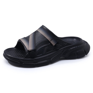 <b>Flat</b> <b>Sandals</b> EVA Non Slip Outdoor Beach Shoes For Men Women Couple Fashion Flip Flops White Black Sand Dark Gray - Product Image 5