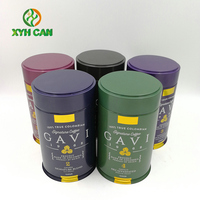 Cette usine peut personnaliser des boîtes en conserve de 250g/400g avec des couvercles à vis pour l'emballage métallique du café, du thé, du matcha, des poudres nutritionnelles, etc.
