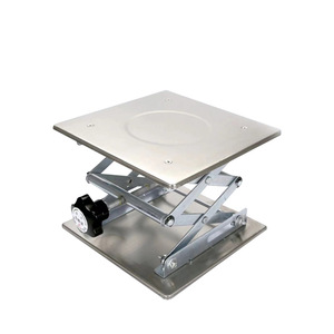 แท่นยกสแตนเลส Xingjiu ปรับความสูงได้ 50-700 มม. โต๊ะแล็บพร้อมกลไกมือหมุน - Product Image 1