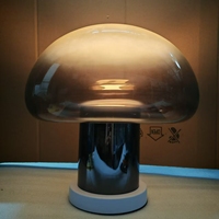 Lampe de table décorative en forme de champignon, style nordique minimaliste, luxe léger, pour salon, chambre, hôtel et gîte