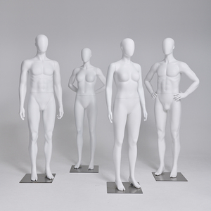 หุ่นแสดงแบบเต็มตัวทำจากพลาสติกสำหรับโชว์เสื้อผ้าแนวสปอร์ตสำหรับผู้ชายผู้หญิง - Product Image 4