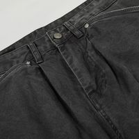 Jean de travail style cabane en bois, design rétro américain, pour hommes et femmes, coupe ample, jambe large, polyvalent, décontracté, style couteau courbé, pantalon long