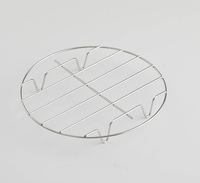 Grille de refroidissement ronde en acier inoxydable pour rôtir à la vapeur Grille de cuisson pour four hollandais