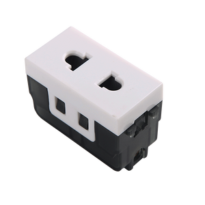 Chất lượng cao vật liệu nhựa nylon ghế sau màu trắng hai pin + Brazil ổ cắm - Product Image 3