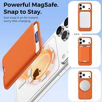 Coque Originale 2026 pour iPhone 17 Pro Max avec Étui Magnétique et Porte-Cartes
