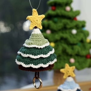 Bappoli fatti a mano 100% in cotone all'uncinetto di alta qualità decorazioni natalizie per le vacanze a casa ornamenti fatti a mano - Product Image 2