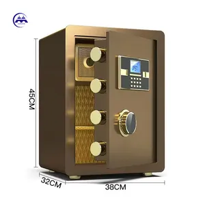 Nhà Máy bán hàng trực tiếp thông minh an toàn hộp vân tay an toàn hộp kim loại an toàn hộp cho khách sạn