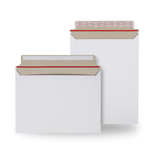 <span class=keywords><strong>Buste</strong></span> Rigide Piatte <span class=keywords><strong>A4</strong></span> A5 in Cartone Bianco con Chiusura Autoadesiva per Spedizione di Foto, Documenti, Carte, Stampe Artistiche - Product Image 1