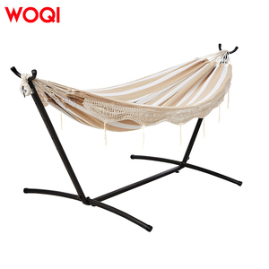 Woqi phong cách hiện đại có thể gập lại thép đứng với vải võng cho cắm trại ngoài trời nội thất sân vườn đi bộ đường dài-Bán buôn - Product Image 1