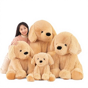 Großer Golden Retriever Cartoon <span class=keywords><strong>Sam</strong></span> Hund Plüschtier Ornament Wohnzimmer Deko <span class=keywords><strong>Puppe</strong></span> Mädchen Schlafkissen PP Baumwolle 31-50cm - Product Image 1