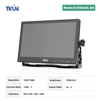 Nuevo Monitor Táctil Capacitivo Industrial Marino TKUN de 15.6 Pulgadas, 1000nits, 1080p, IP65 Impermeable, USB/HD P156WUGA-A, Pantalla LED