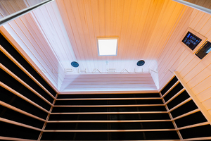La pruche d'intérieur <span class=keywords><strong>3</strong></span> pièces infrarouges d'appareil de chauffage de sauna de Seater facultatives - Product Image 5