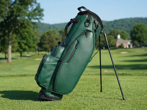 Custom Logo Waterproof PU <strong>Leather</strong> Premium <strong>Golf</strong> Club Carrying <strong>Bag</strong> with Bracket &amp; 6 hole Head <strong>Golf</strong> Stand <strong>Bag</strong> for Men and Women - Product Image 6