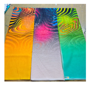 Tela de Voile de Algodón Orgánico Tejido con Estampado Digital, Ideal para Vestidos de Novia Indios, Ropa Premium al por Mayor - Product Image 1