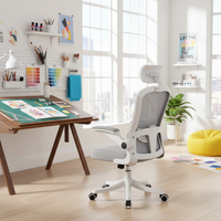 Chaise de bureau en maille au design moderne et à dossier haut Mobilier de bureau Chaise ergonomique Chaise de direction multifonction Cadeira De Escritorio
