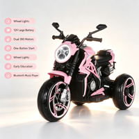 Motor Listrik Anak Grosir Pabrik, Tricycle Anak, Mobil Mainan Elektrik dengan Musik Bluetooth & Baterai 12V
