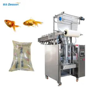 Hot sell live fish packing packaging machine with chain buckets