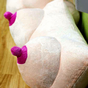 E421 Cuscino Decorativo a Forma di <span class=keywords><strong>Seno</strong></span> Grande, Peluche Imbottito, Produzione ODM, Regalo Divertente e Originale - Product Image 2