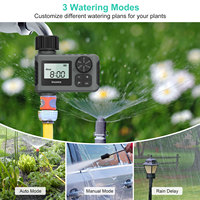 Minuterie d'eau numérique intelligente Vanne d'eau intelligente étanche automatique pour jardin pelouse maison-en plastique durable