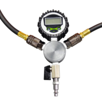 Multi Way Hose 4 Tire Inflation Deflator Inflating Deflating System Air up Down With Tire Pressure Gauge for Off Road Vehicles