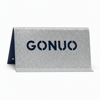 Support de signalisation pliable en métal OEM, format personnalisé, avec logo, pour affichage publicitaire extérieur