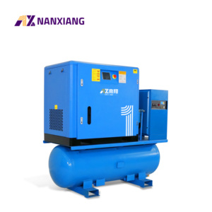 10HP tất cả trong một máy nén khí trục vít để cắt laser Máy nén khí kết hợp trục vít công nghiệp 7.5KW với bình khí - Product Image 3
