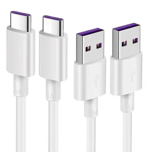 Cable USB tipo C de supercarga 5A para Huawei, original, envío rápido de fábrica