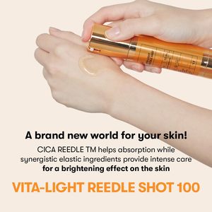 Siero For Vita Light Reedle Shot 100 da 50ml, Formula Microneedling Esfoliante Viso per Donne - Product Image 3