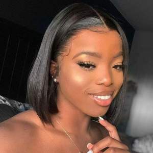 Perruque coupe courte lisse façon Pixie, faux locs, lace hd, pre-plucked, sans perte de cheveux, pour femmes africaines - Product Image 2