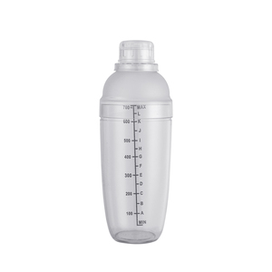 OUYADA Factory Plastic <strong>Cocktail</strong> <strong>Shaker</strong> Make Cold and Hot Drinks Clear Drink Mixer <strong>Martini</strong> <strong>Shaker</strong> Sealed with Graduated