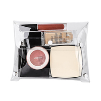 Trousse à crayons sac à cosmétiques Transparent Bolsas De PVC Con Botones clair PVC sac à main sac en plastique PVC transparent avec bouton-pression