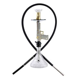 Hookah Resin Bentuk <span class=keywords><strong>Pistol</strong></span> Fancy Desert Eagle - Set Shisha <span class=keywords><strong>Pistol</strong></span> Berlian Baru untuk Merokok Air - Product Image 1