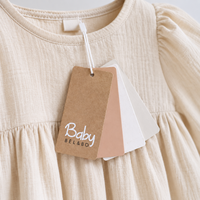 Étiquette de vêtement en papier avec logo personnalisé pour marque de vêtements