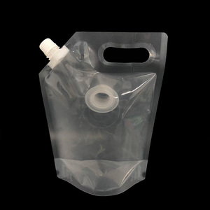 ถุงพลาสติกใส PE ขนาด 1 ลิตร 1.5 ลิตร แบบพกพา ตั้งได้ มีจุกและวาล์ว สำหรับบรรจุภัณฑ์กาแฟ น้ำผลไม้ และของเหลวอื่นๆ - Product Image 6